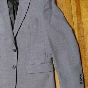 Moorman Clothiers Mens Tailored Suit Coat Jacket Grey Formal Blazer 42R